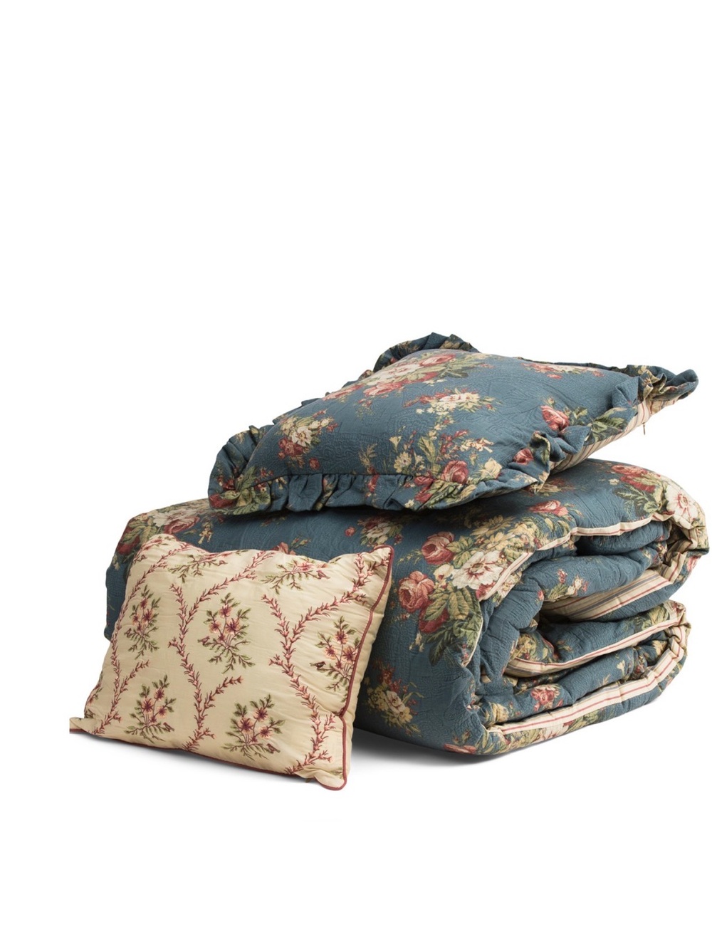 Shabby chic ,farmhouse ,Floral king size Comforter Set